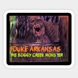 Bigfoot - Boggy Creek Monster Sticker